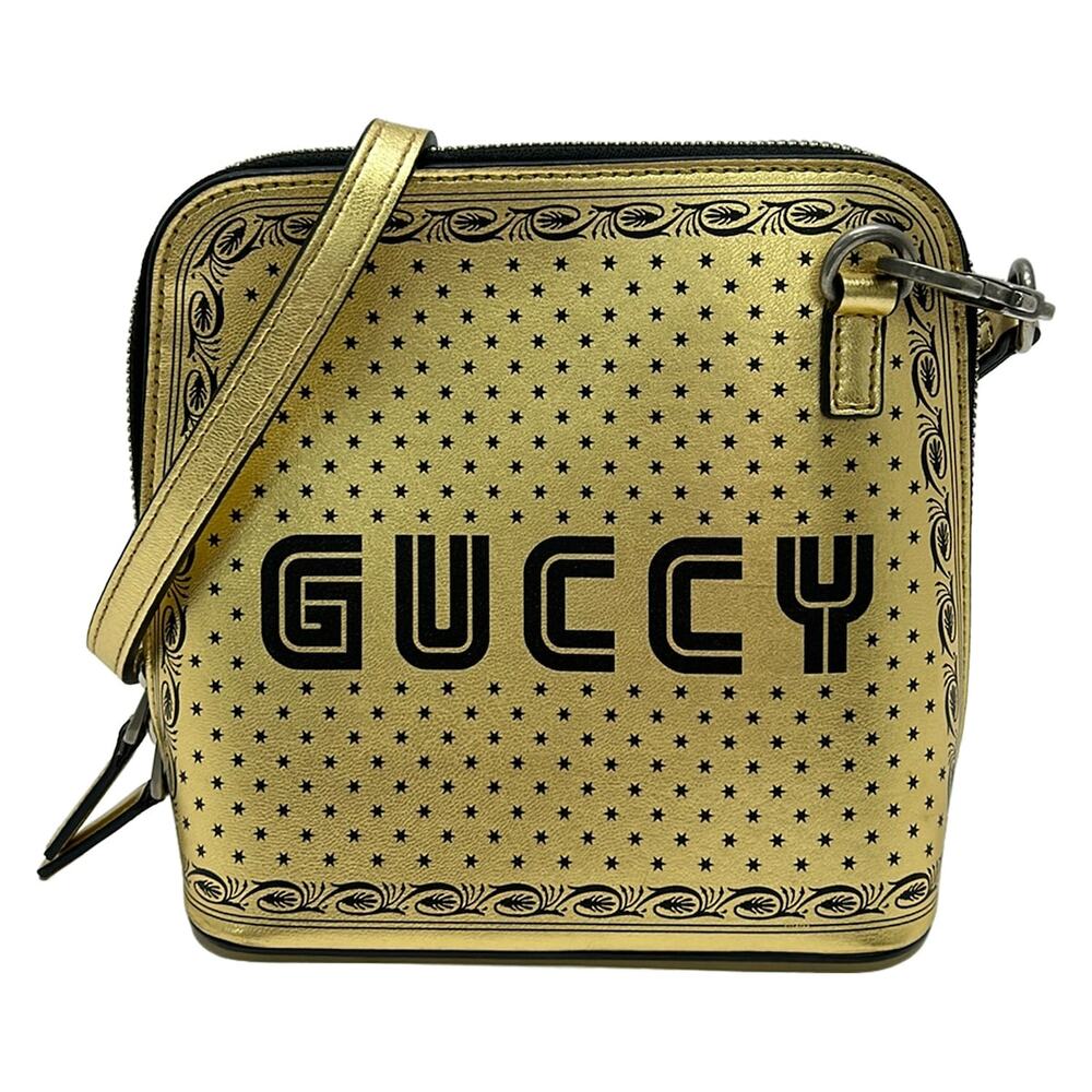 Gucci GUCCY Shoulder Bag 511189 Gold Black